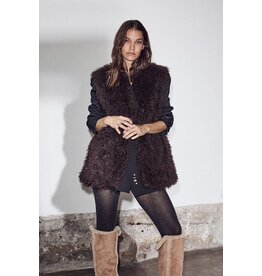 Haute L'amitié Lagotto Fur Vest - Mocca