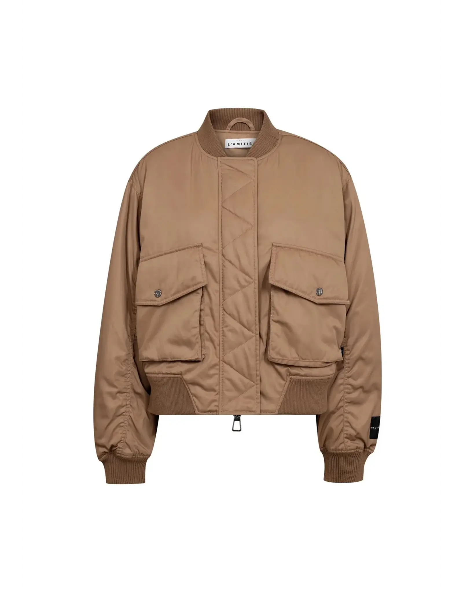 Haute L'amitié Bailey Zipper Bomber - Dessert