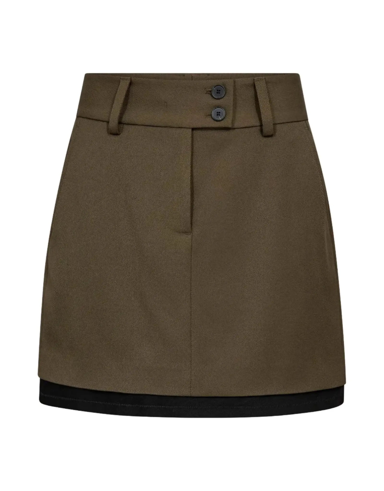 Haute L'amitié Premiere Crop Skirt - Army