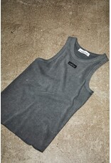Haute L'amitié Rib Badge Stone Tank - Acid Wash