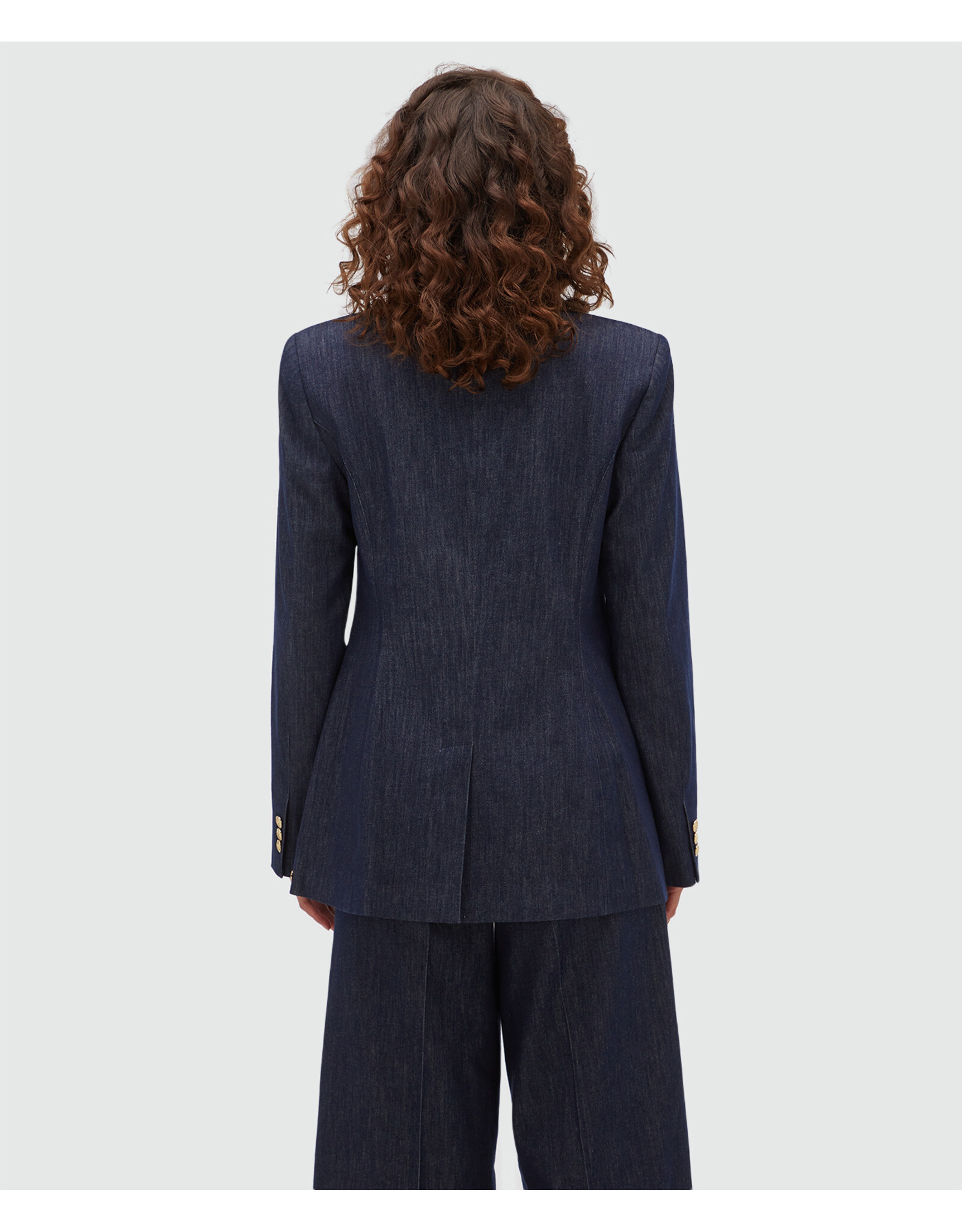 Josh V Bluebell - Dark Blue Chambray