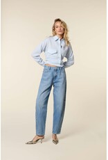 Homage Amber - Balloon Jeans with studs vintage wash
