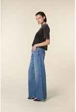 Homage Cooper Mid Waist Wide Leg Jeans - Blue Used