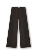 Homage Tailored Jeans With Leather Coating - Brown Coated