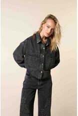 Homage Cropped Oversize Jacket with strass - Antra Used