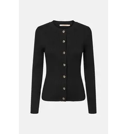 Rue de Femme Lope Knit Cardigan - Black