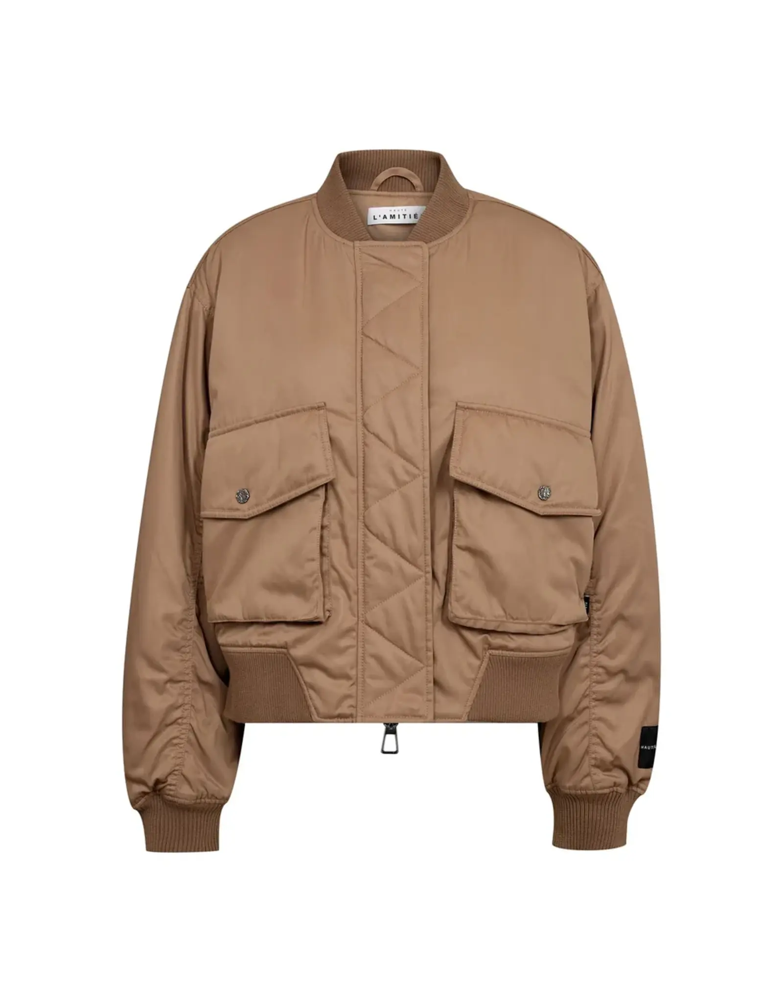 Haute L'amitié Bailey Zipper Bomber - Mocca