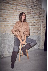 Haute L'amitié Bailey Zipper Bomber - Mocca