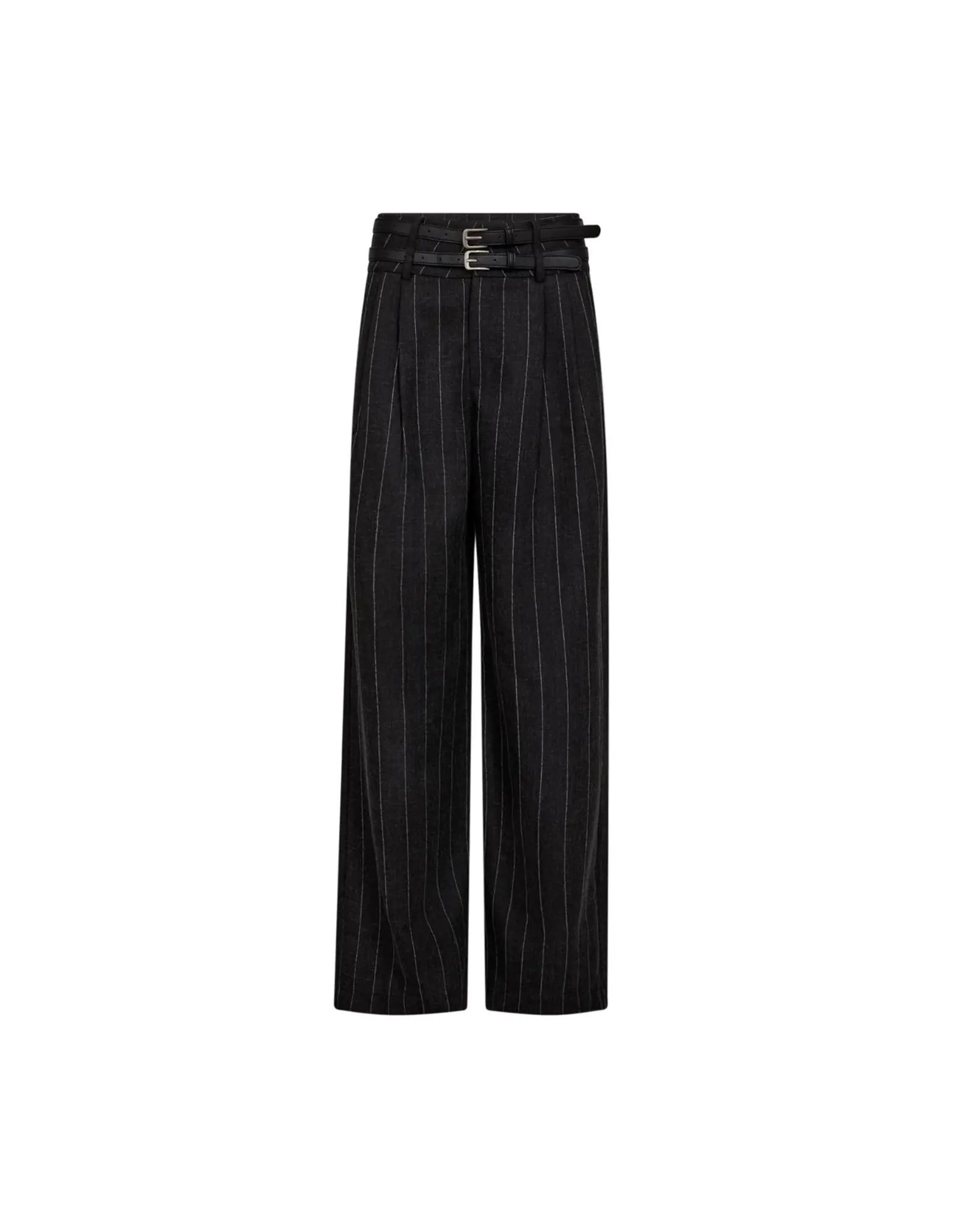 Haute L'amitié Ivanna Belt Tall Pant - Dark Grey