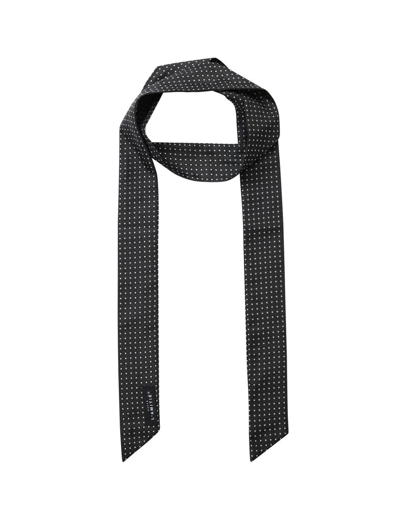 Haute L'amitié Rhomb tie scarf - Black