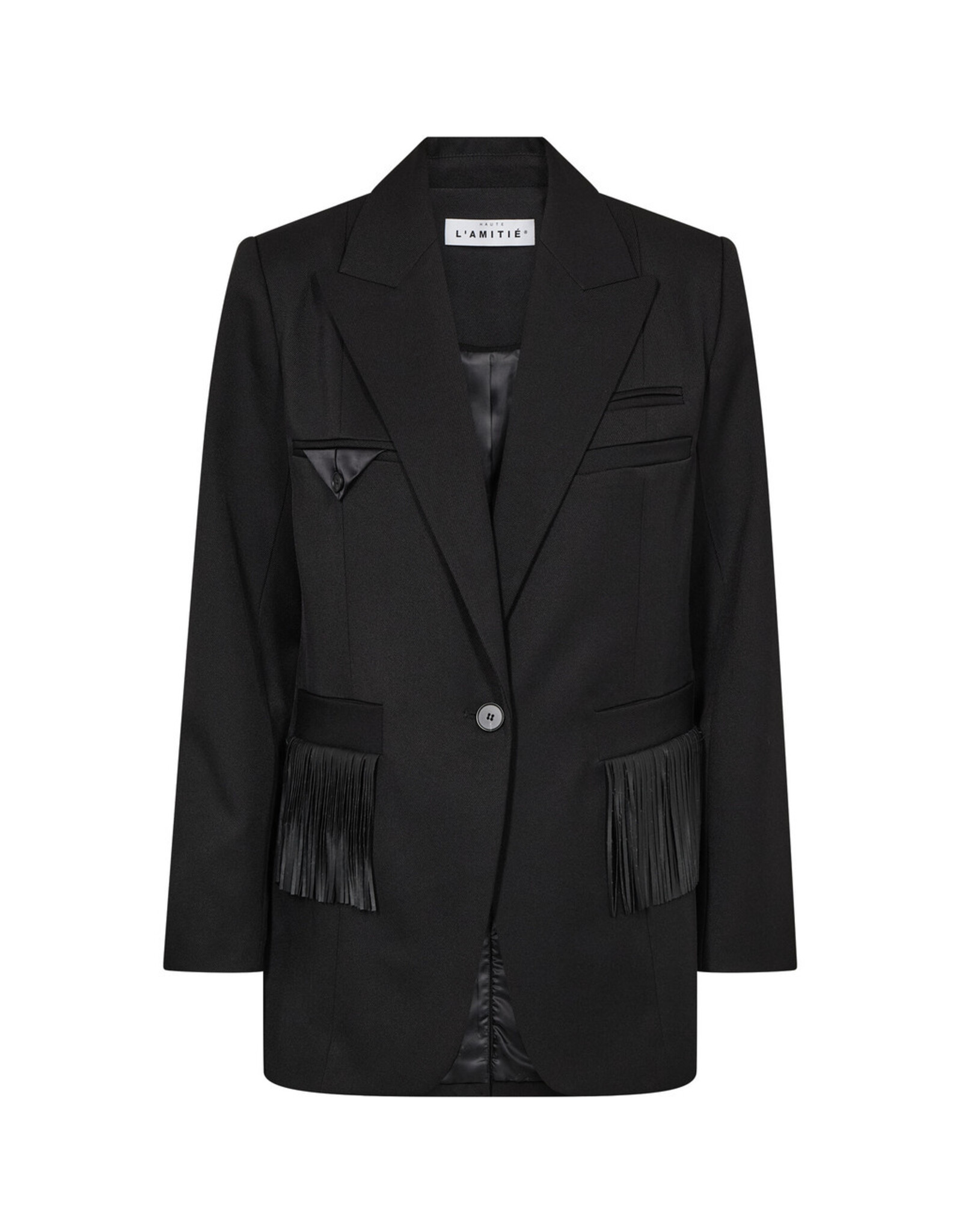 Haute L'amitié Premiere single blazer - black