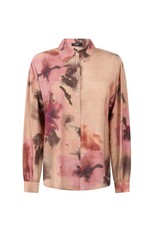 Jansen Juna long puff sleeve - Multi Rose