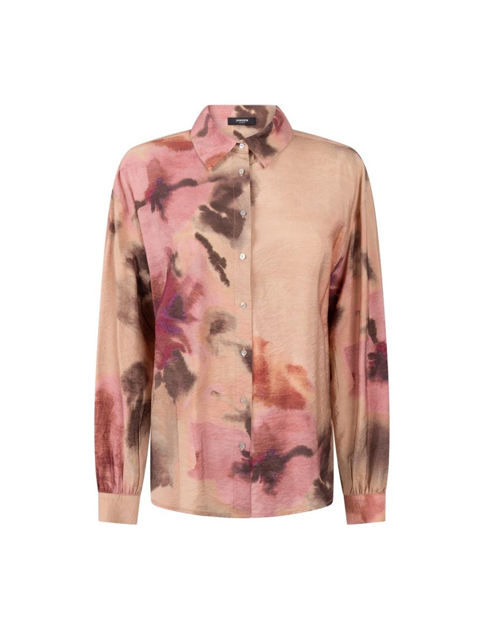 Jansen Juna long puff sleeve - Multi Rose