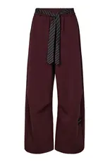 Haute L'amitié Maxi Split Tie Tall Pants - Bordeaux