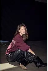 Haute L'amitié New studio tie sweat - Wine