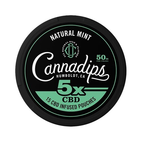 CANNADIPS Cannadips Natural Mint 50mg CANNADIPS Cannadips Natural Mint 50mg
