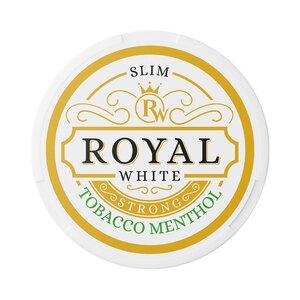 ROYAL WHITE Royal White Tobacco Menthol Strong ROYAL WHITE Royal White Tobacco Menthol Strong