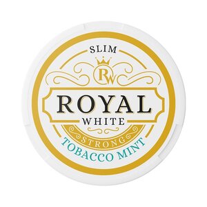 ROYAL WHITE Royal White Tobacco Mint Strong ROYAL WHITE Royal White Tobacco Mint Strong