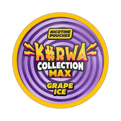 K#RWA KURWA Collection Max Grape Ice K#RWA KURWA Collection Max Grape Ice