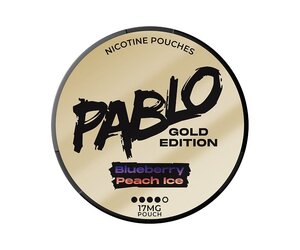 pablo chewing tobacco Exclusive Frosted Ice PABLO GOLD Blueberry Peach Ice