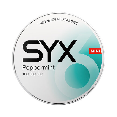 SYX SYX Peppermint Mini | Bolsitas de nicotina premium SYX SYX Peppermint Mini | Bolsitas de nicotina premium