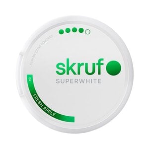 SKRUF SKRUF Superwhite No.64 Fresh Apple Extra Strong