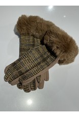 Handschoen met bontje