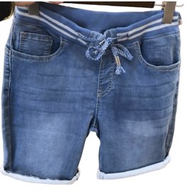 Short jeans met rekker