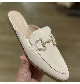 Slipper beige met goud