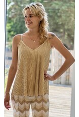 Brussel Top goud plooi