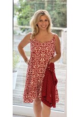 Brussel Kleed bain de soleil bordeaux