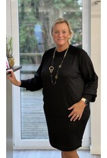 Kleed zwart met glitterdraad