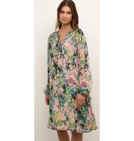 Cream Kleed multi color print cream
