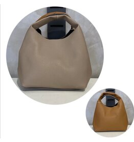 Handtassen Handtas taupe/cognac