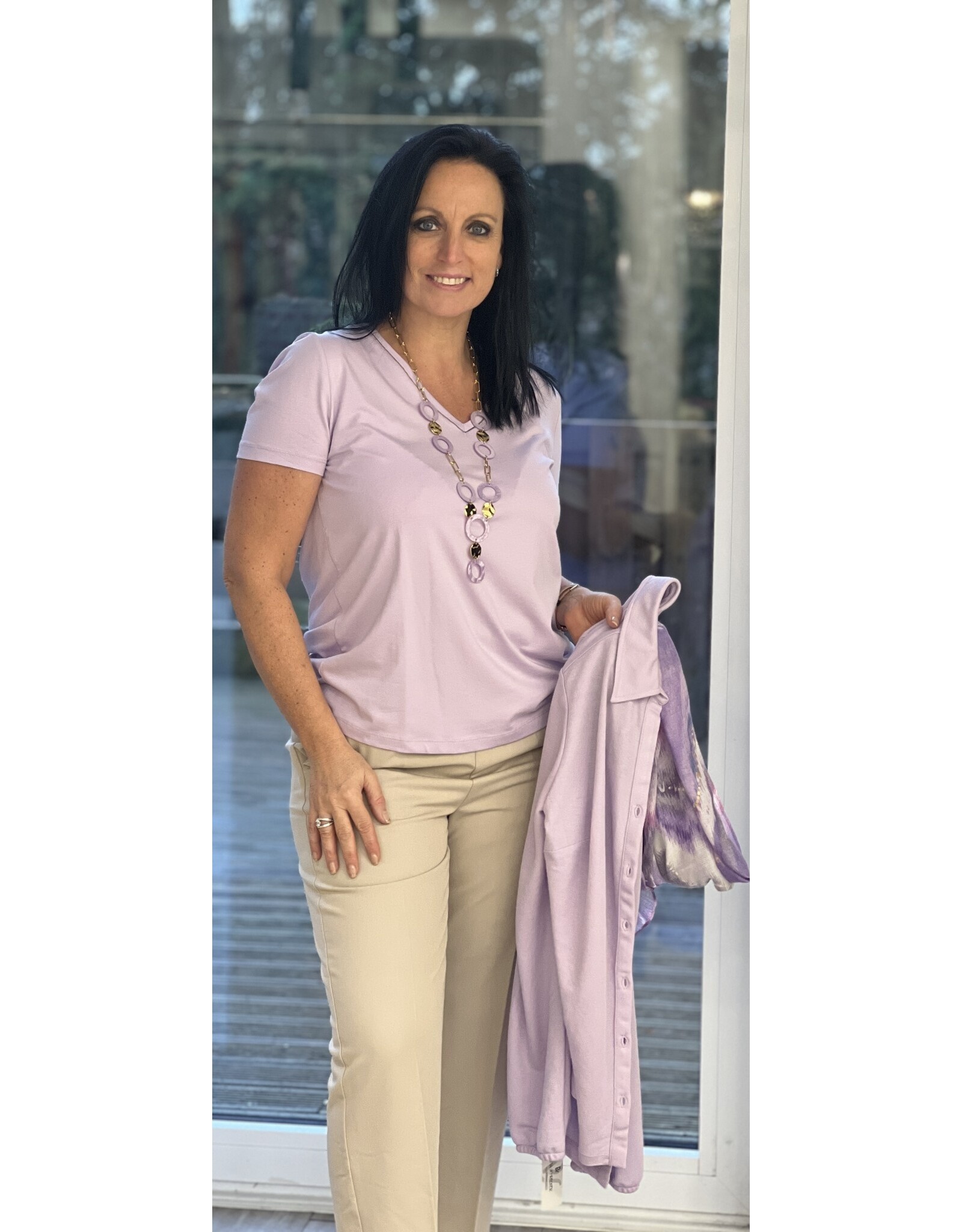 Yest T shirt Yest Genelia lila