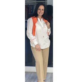 Cream Cream Tshirt CRNaia koraal