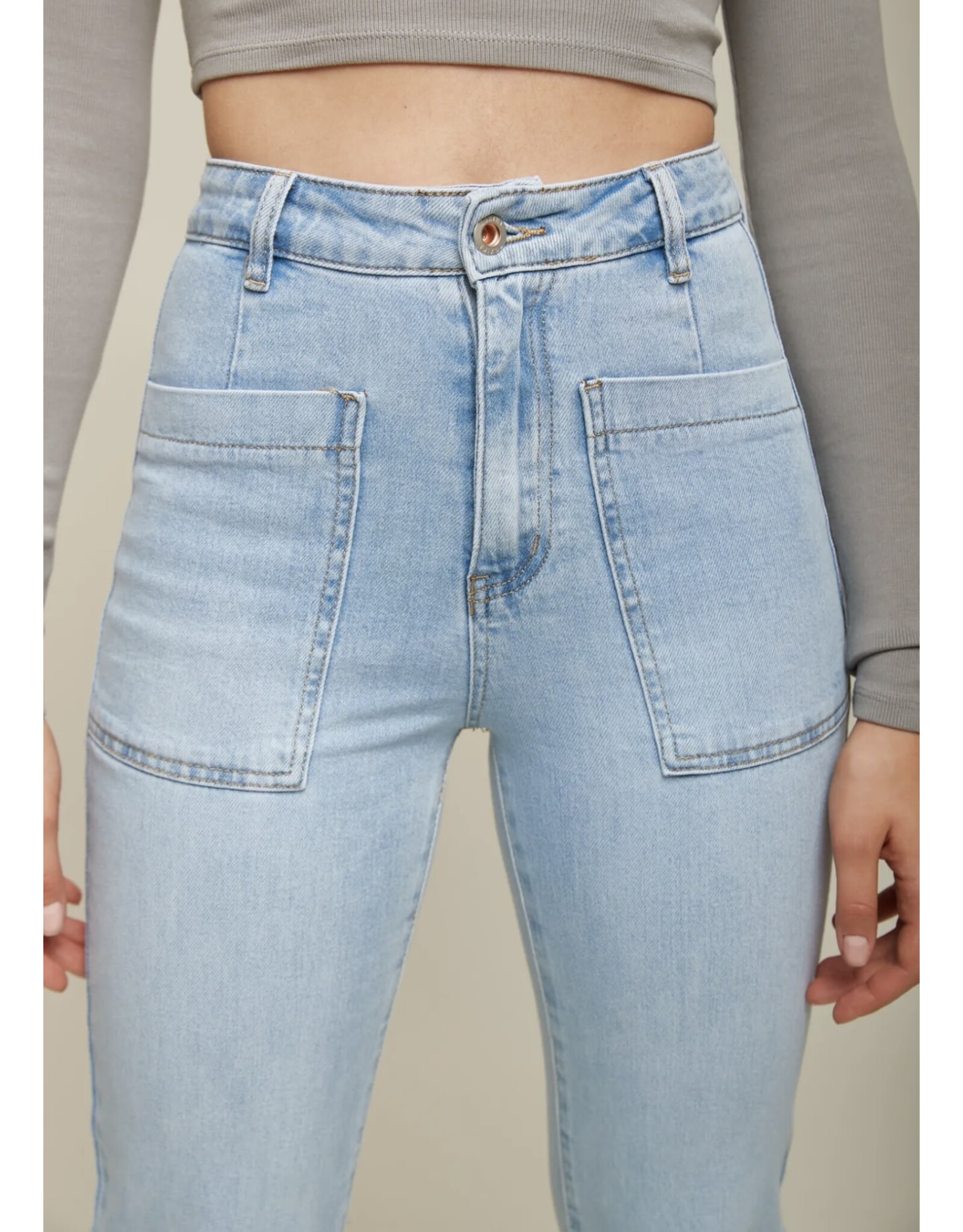 Parijs Broek toxik jeans met zakken vooraan