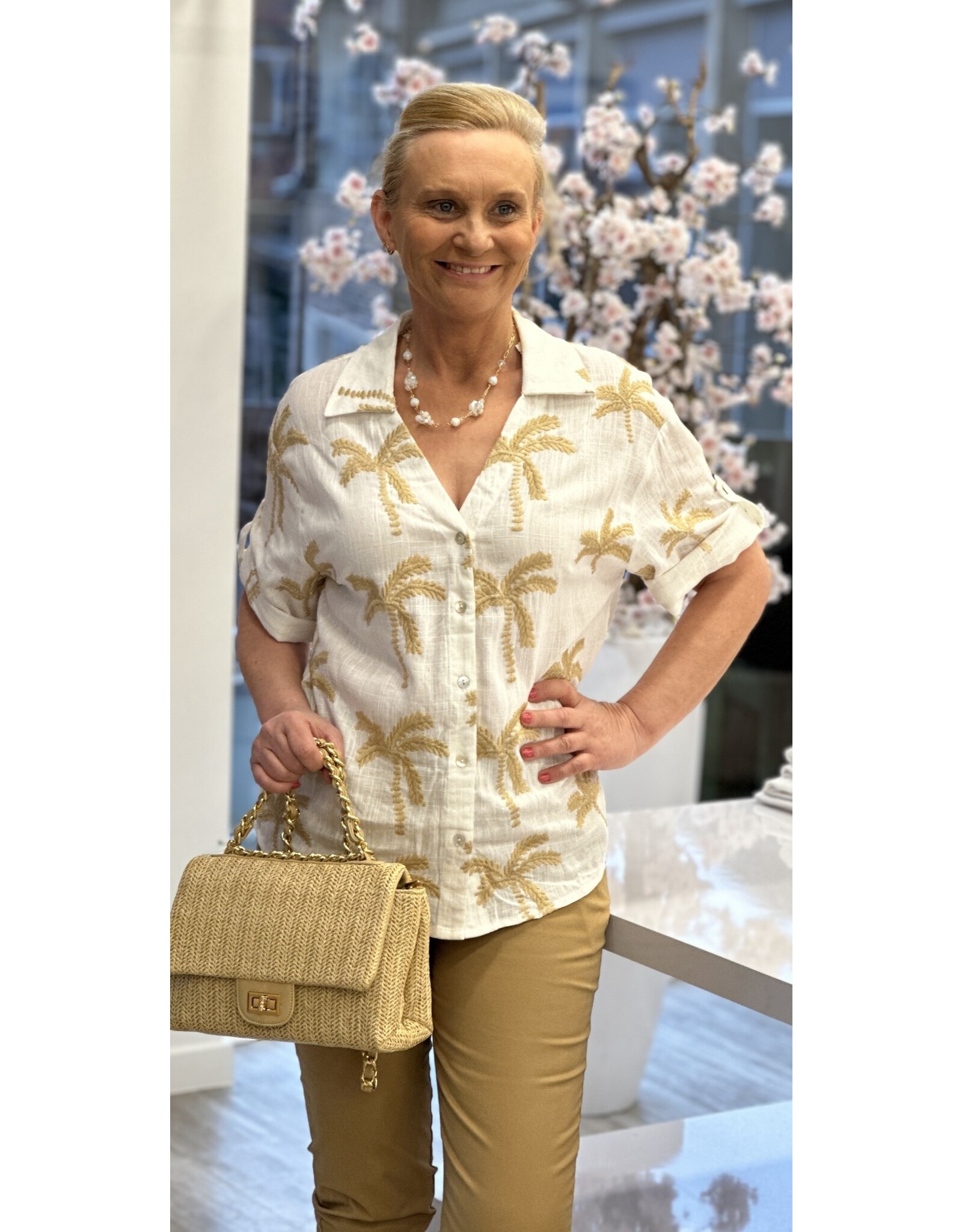 Parijs Broek Chino camel