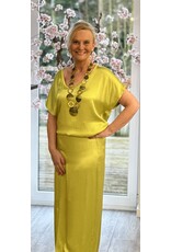 Brussel T shirt V hals limoengroen