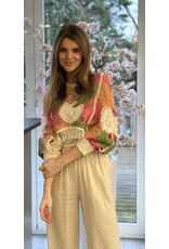 Parijs Trui gehaakt multicolour