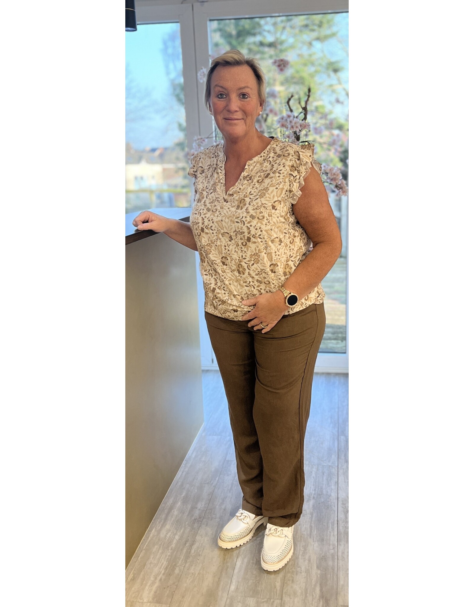 Yest Broek Gabor dark brown