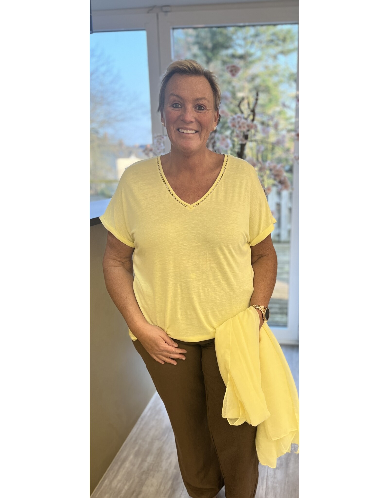 Yest T shirt yest gesz sunshine yellow