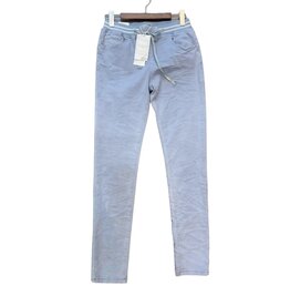 Parijs Broek met elastiek blauw