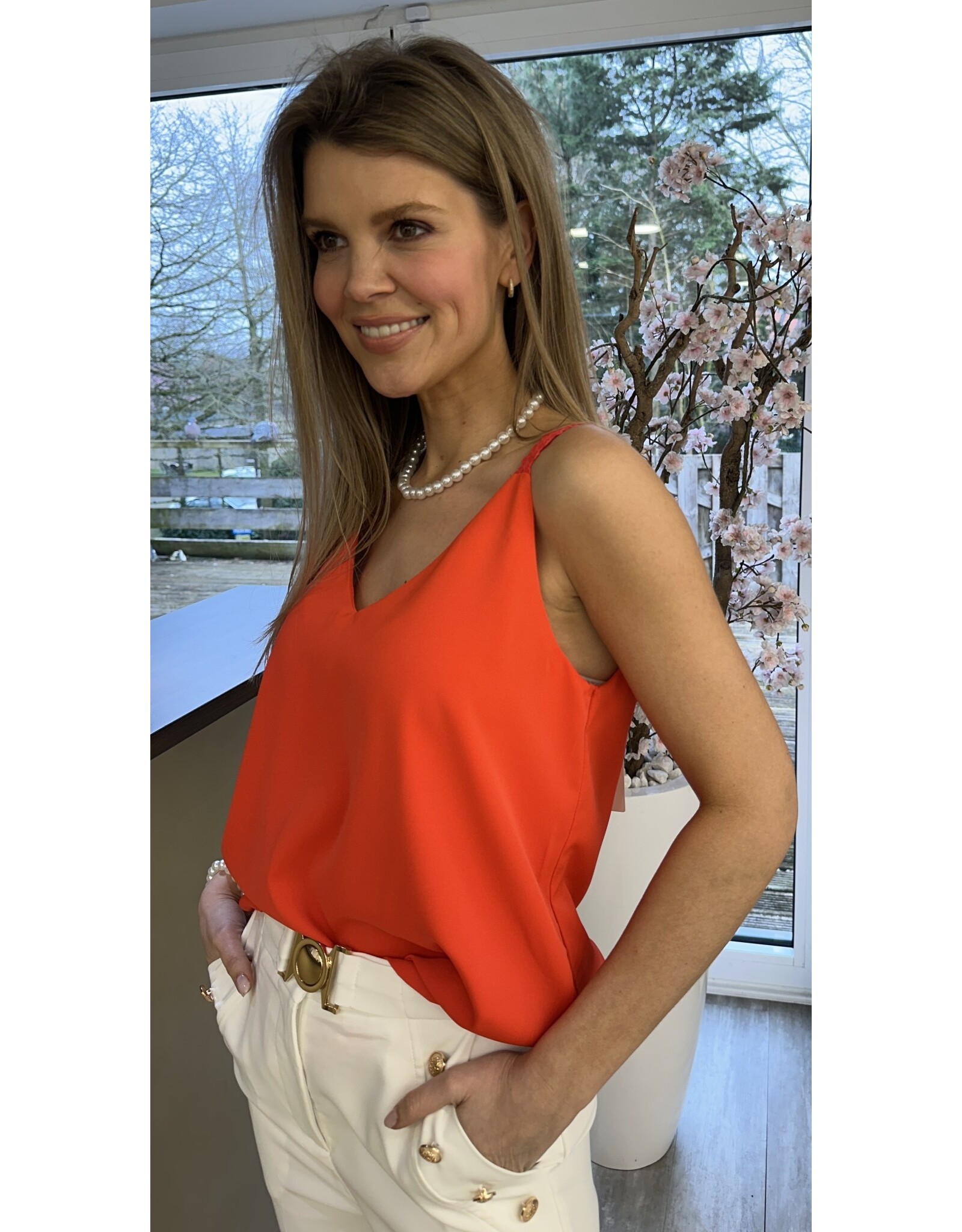 Parijs Top met kanten lijst