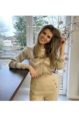 Parijs Trui goud/bruin