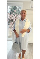 Kaffe Kleed blauw Kamillia