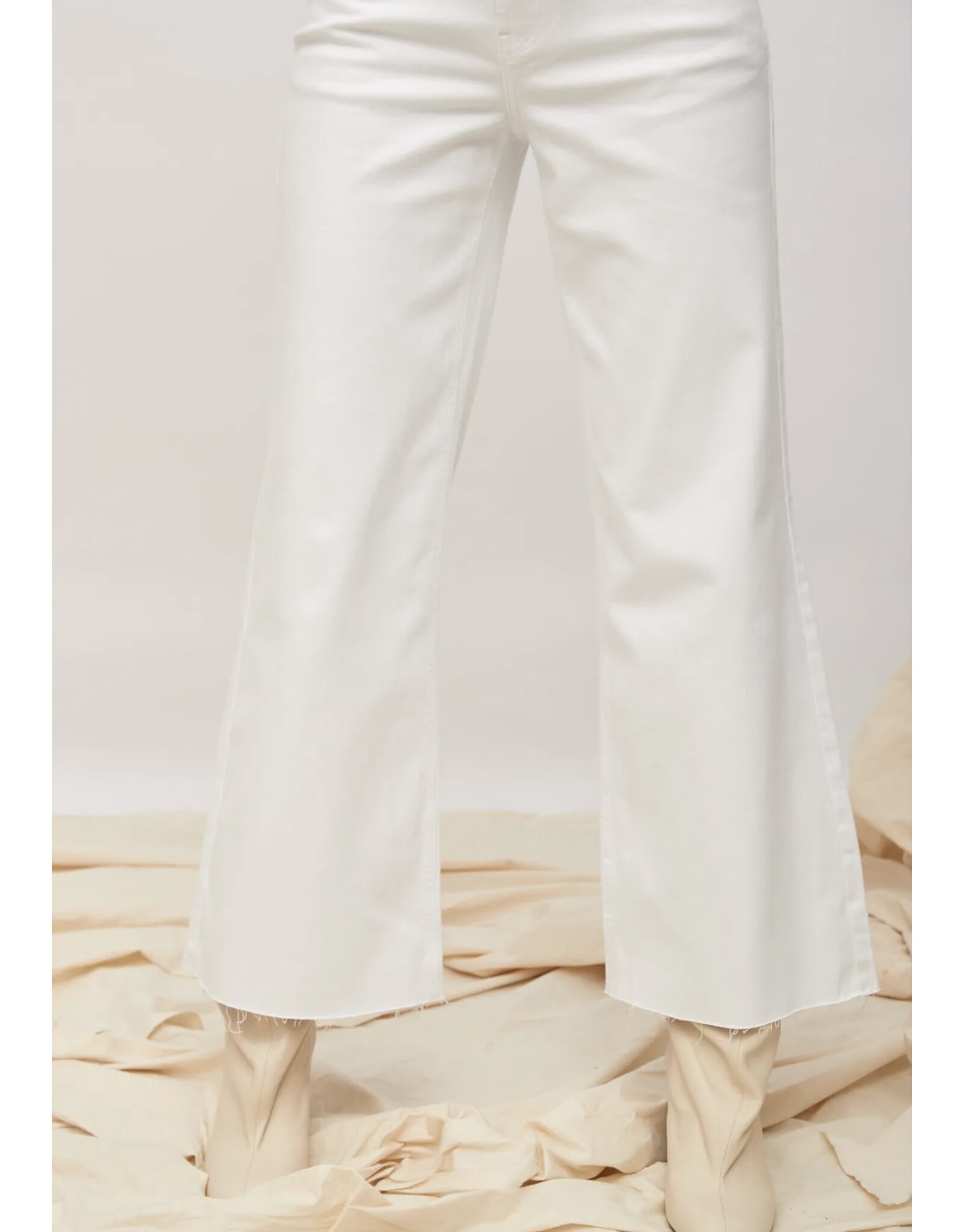 Parijs Broek toxik wit wijde pijp