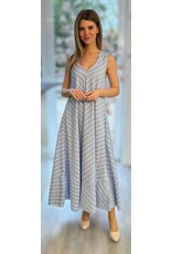 Italie Kleed gestreept lang