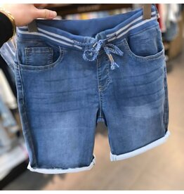 Short jeans met elastiek