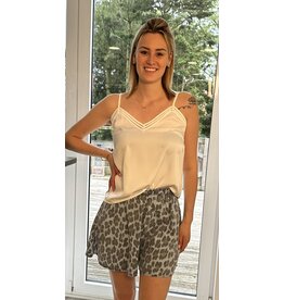 Brussel Short blauw in print